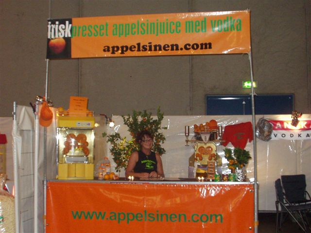 Eventmesse Odense 2005 Appelsinpresser til udlejning
